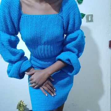 Puff Sleeve Dress