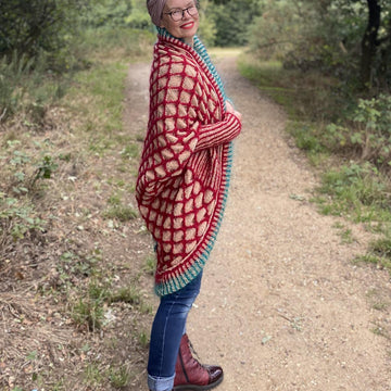Honeycomb Blanket Cardigan