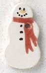 Mill Hill Button 86350 - Petite Snowman