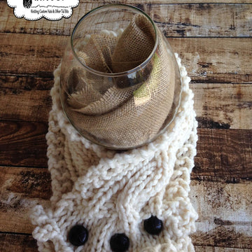 Cabled Knit Cowl