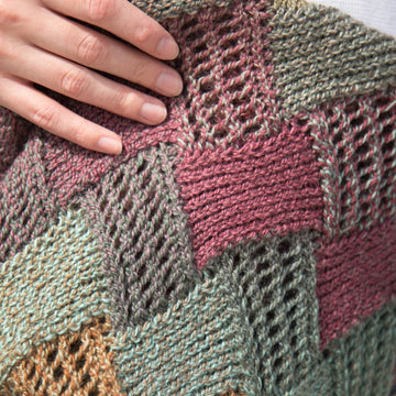 Entrelac Boho Scarf