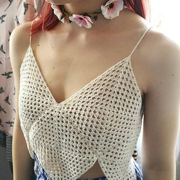 Granny square bralette top