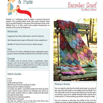 Entrelac Scarf