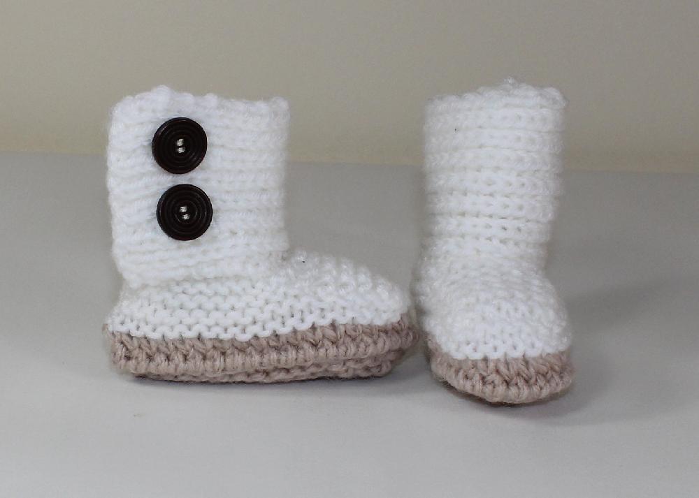 Baby Chunky Button Up Booties