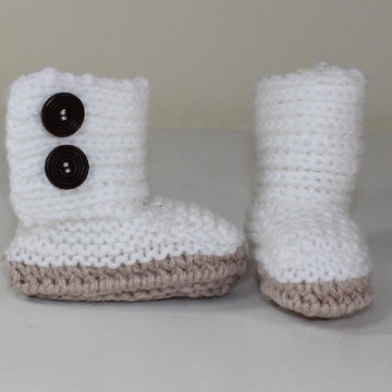 Baby Chunky Button Up Booties