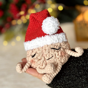 Christmas Zen meditating brain