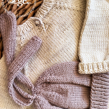 KNITTING PATTERN-Darley's top down romper and hat - P279