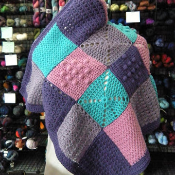 Stitch Pattern Sampler Blanket