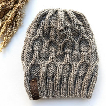 Bulky Yarn Cable  Hat