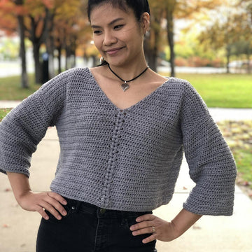 Crop top sweater