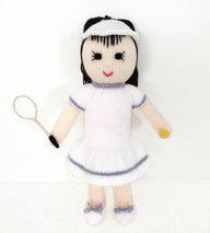 Tina tennis player doll knitting pattern 19040