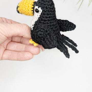 Toucan Crochet Pattern, Easy Crochet Amigurumi Bird Pattern