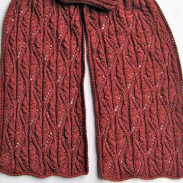 Glenrothes Cable Lace Scarf
