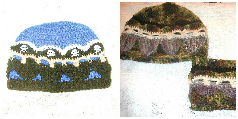 Duck Hunter or Pirate Beanie and Headwarmer