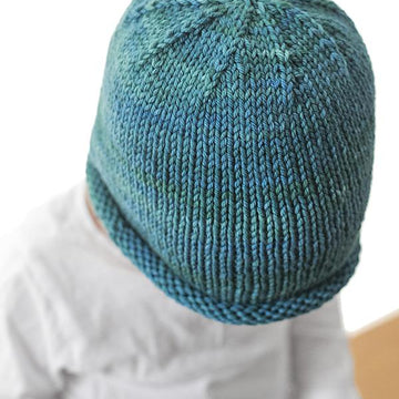 Easy Rolled Brim Baby Hat