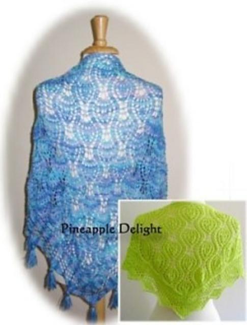 K568-Pineapple Delight Shawl