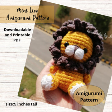 Mini Lion Amigurumi