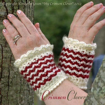 Wrist Warmers - "Petite Shells Wristers"