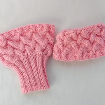 Strawberry Fluff Boot Cuffs