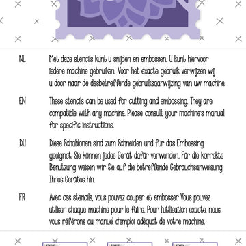 Studio Light Favourites Layered Cutting & Embossing Die - 580301