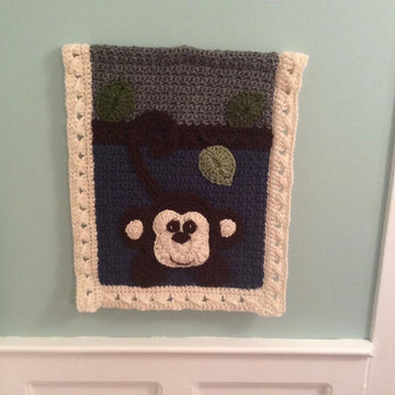My Lil Monkey Blanket Set