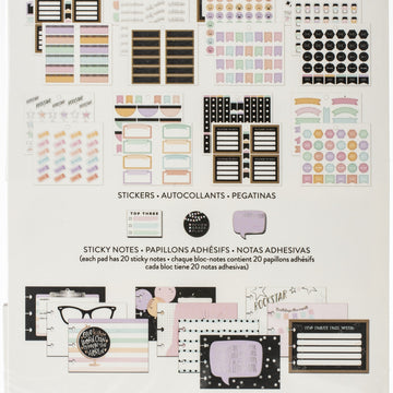 Happy Planner Note Cards/Sticky Note Multi Pack - Chalkboard (teacher)