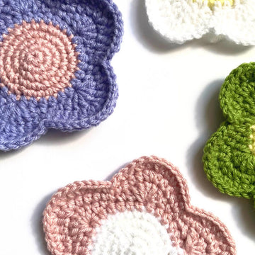 Retro Flower Coasters