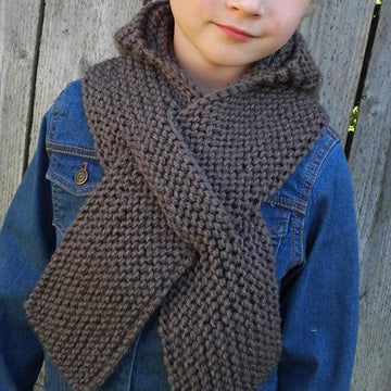 Super Easy Hooded Scarf