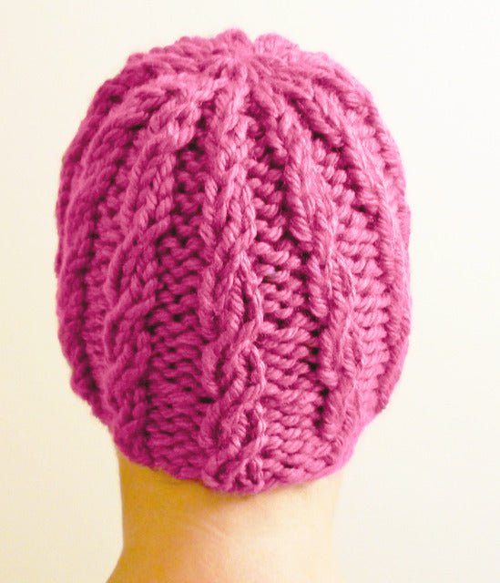 Braided Hope Hat in Lion Brand Hometown USA