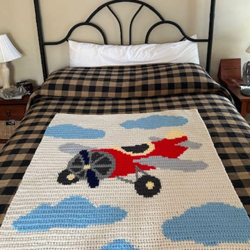 Airplane Baby Blanket
