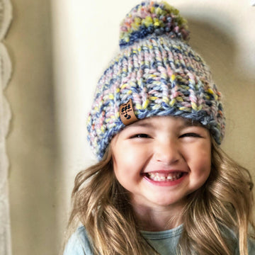 Winter Pompom Hat Chunky Toque Beanie