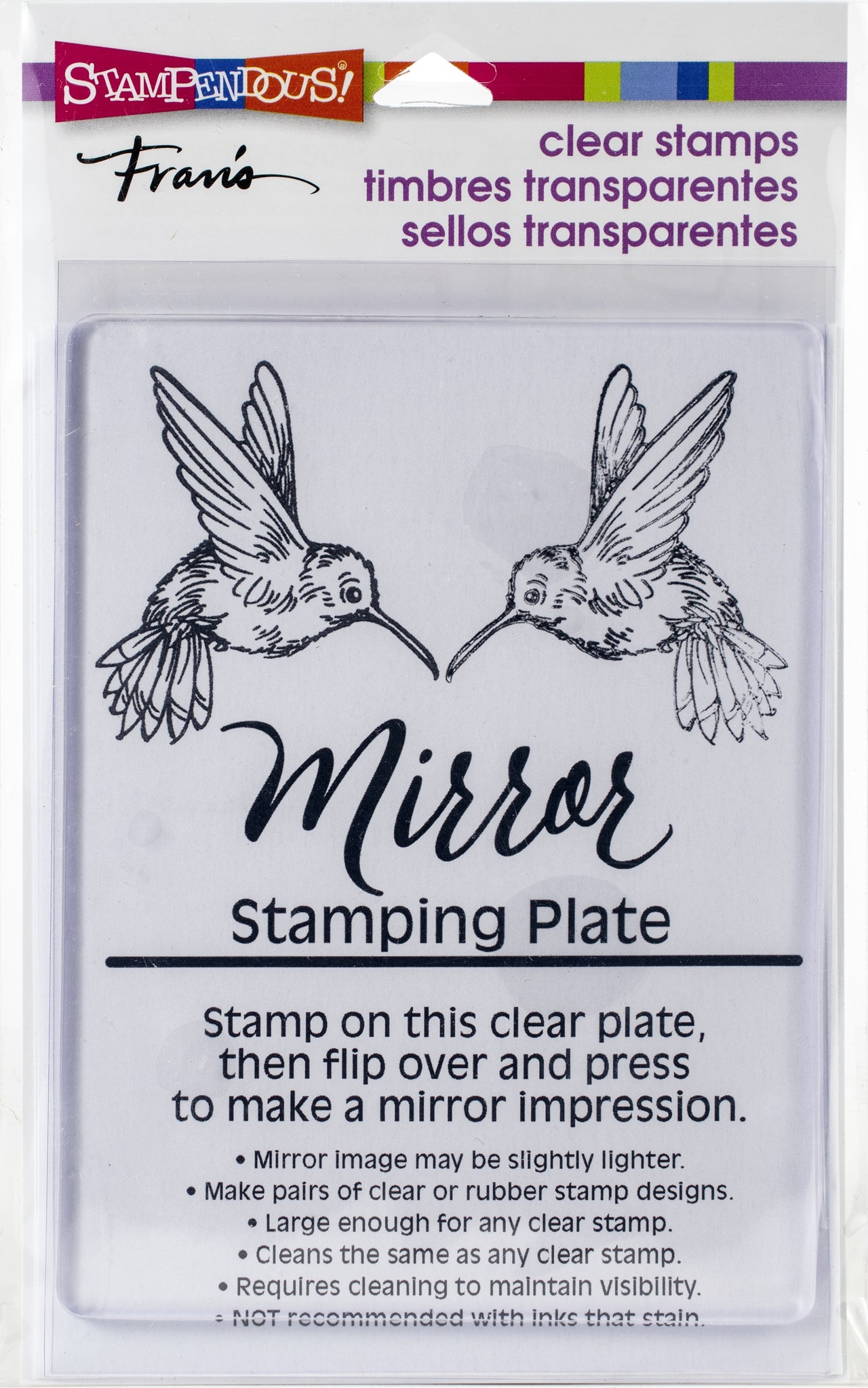 Stampendous Mirror Stamping Plate 4"X5.5" - 588313