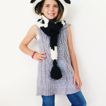 Caldwell the Cow Hooded Scarf