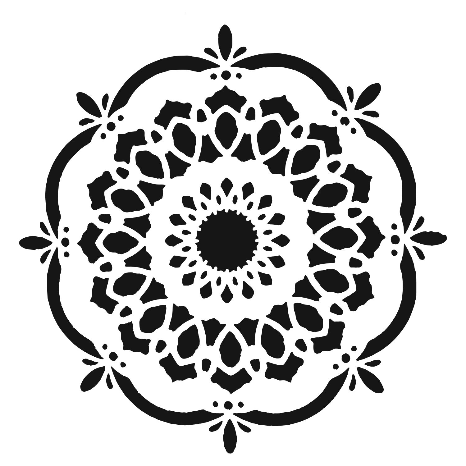The Crafter's Workshop Crafter's Workshop Template 12"X12" - Handcut Blossom