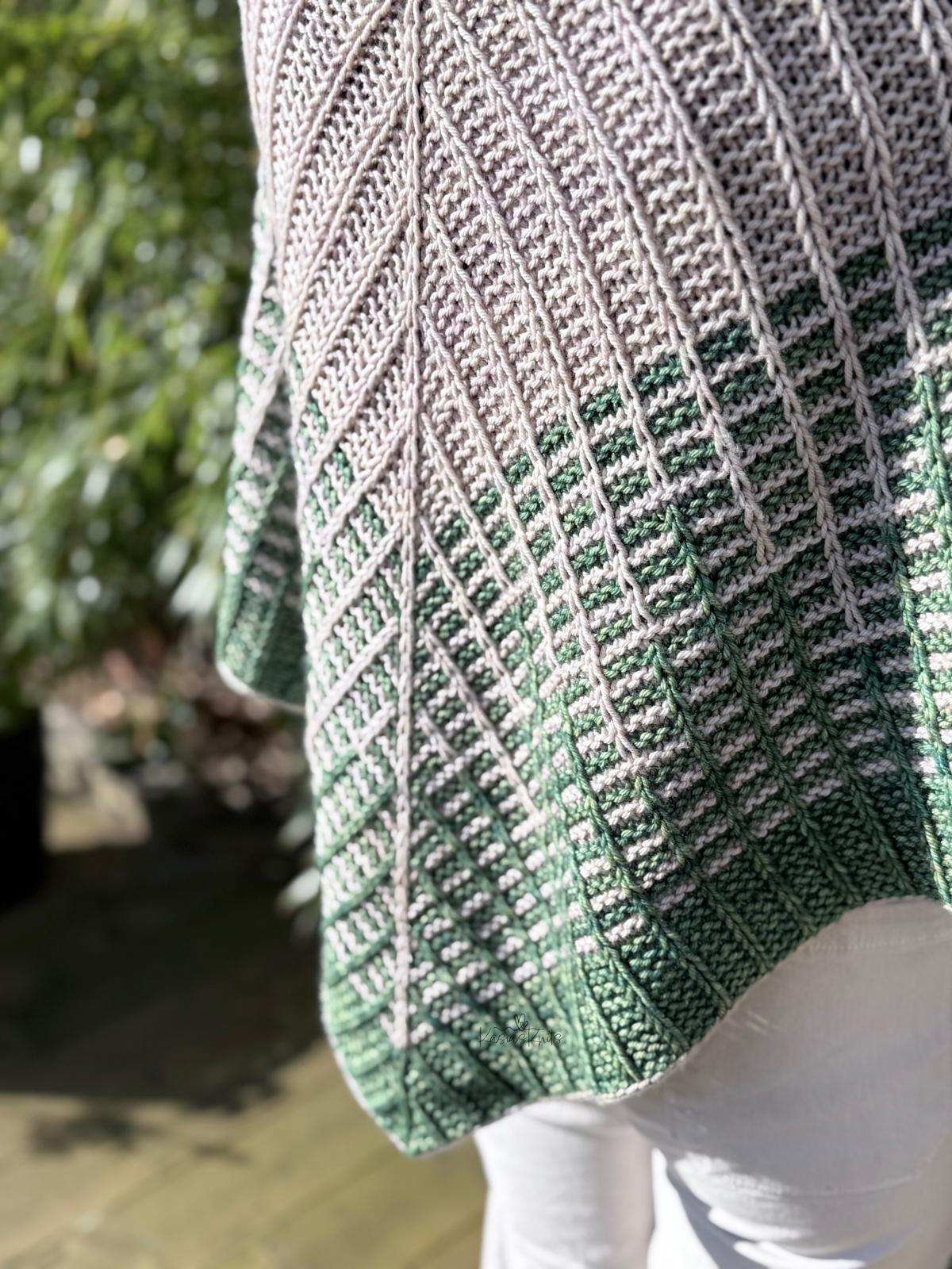 Emerald Echo Shawl