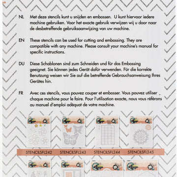 Studio Light Sweet Flowers Cutting & Embossing Die - NR. 247