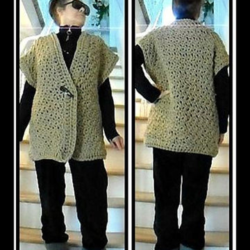 1005 Poncho and Cardigan