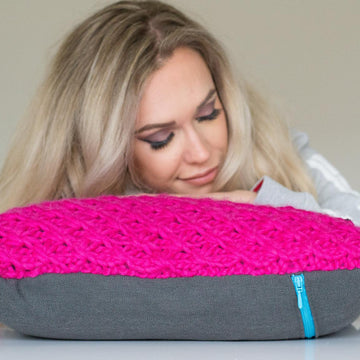 FROST FLOWER cushion cover