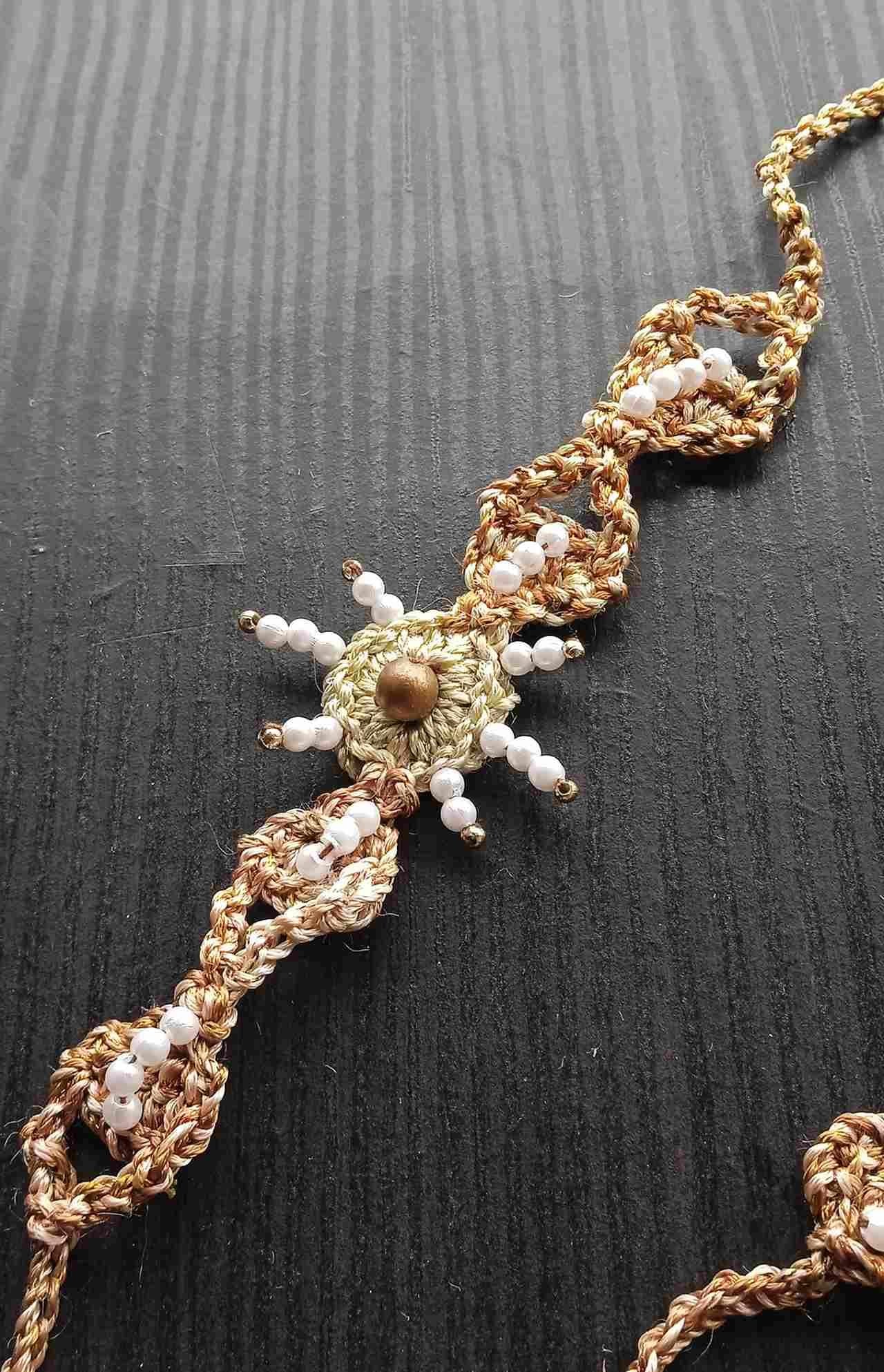 Radha Rakhi Bracelet Bangle Crochet Pattern