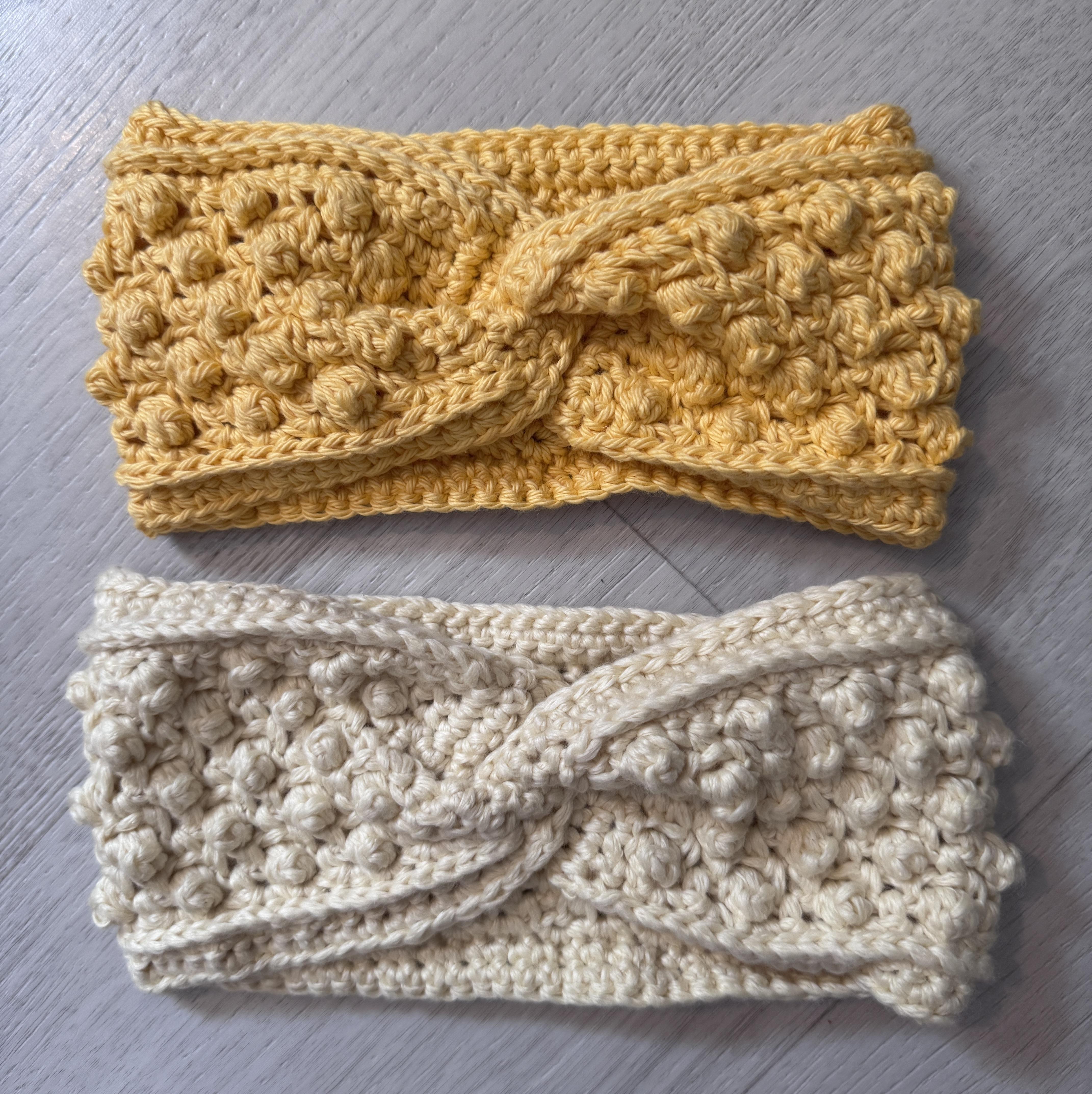 Twisted Buttered Popcorn Headband