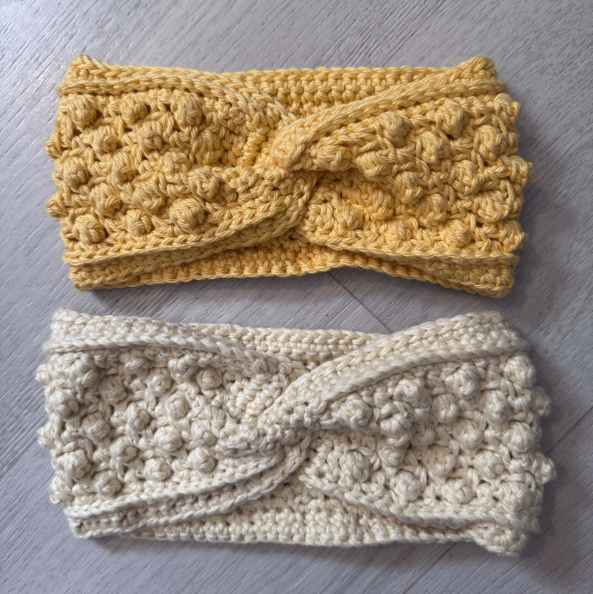 Twisted Buttered Popcorn Headband