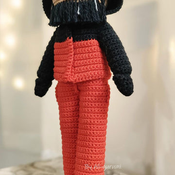 Hiking Boy Doll with Snowshoes