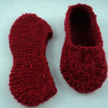 Ladies Bulky Knit Slipper