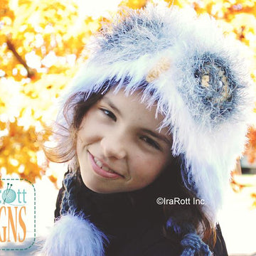 Arctic Snowy Owl Bonnet Crochet PDF Pattern