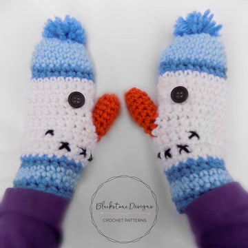 Snowman Mittens