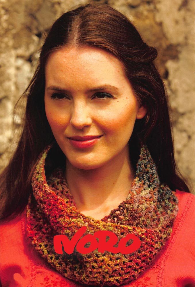 Amada Mittens in Noro Haniwa - Downloadable PDF
