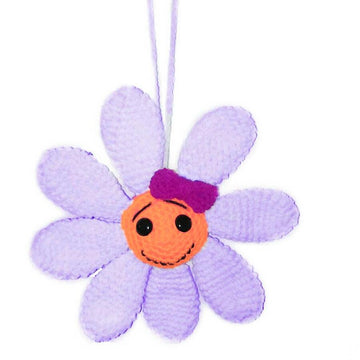 Flower pendant  crochet pattern
