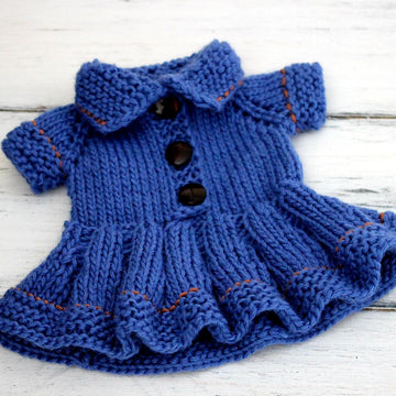 12 inch Doll Jean Dress