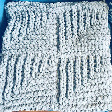 Brioche Knit Style Blanket