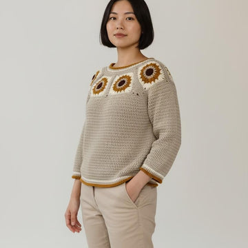 Sunflower Granny Sweater